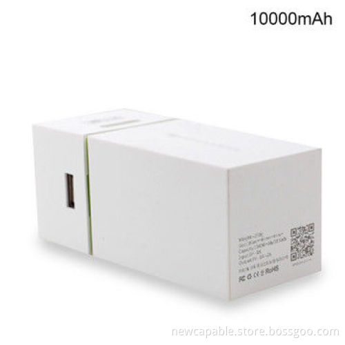 10,000mAh cuboid tablet power bank